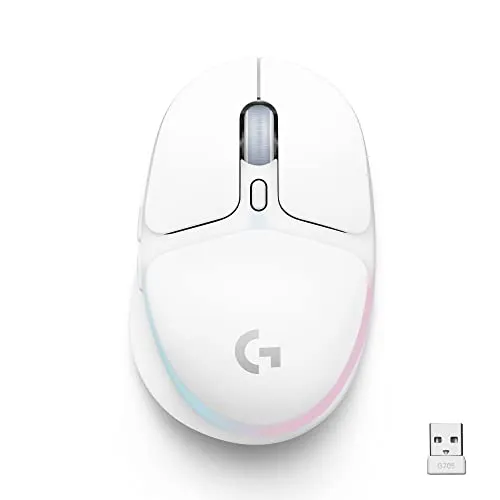 [Prime] Mouse Gamer Sem Fio Logitech G705 Lightspeed  Rgb Lightsync, Design Compacto, 6 Botes Programveis, Bateria Recarregvel, Conexo Bluetooth